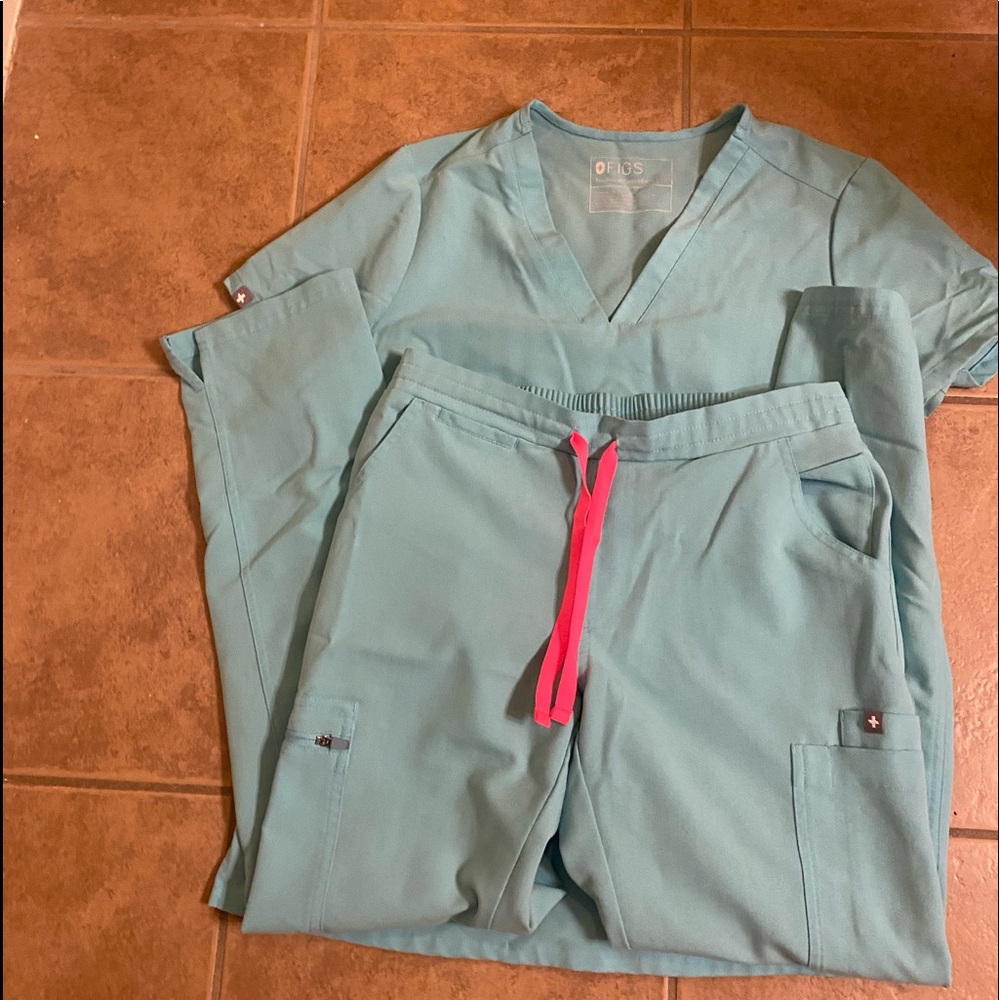 Figs Neon Blue Set Xs/ Xsp